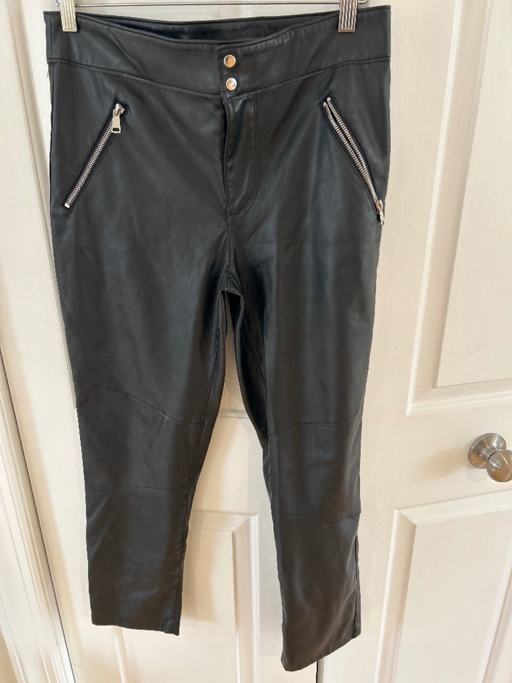 Zara faux leather pants